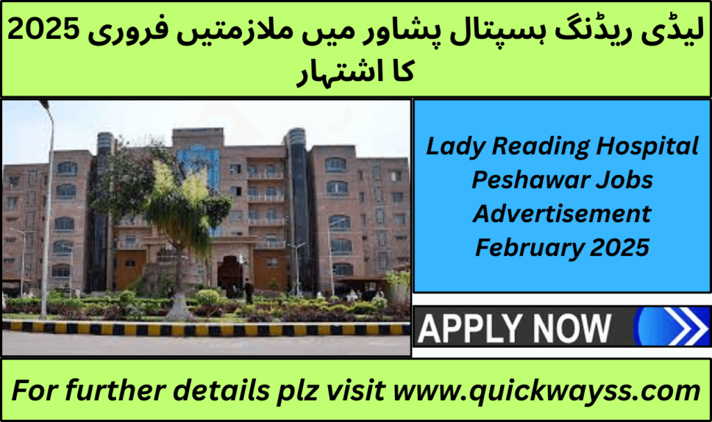 Lady Reading Hospital Peshawar Jobs Advertisement February 2025